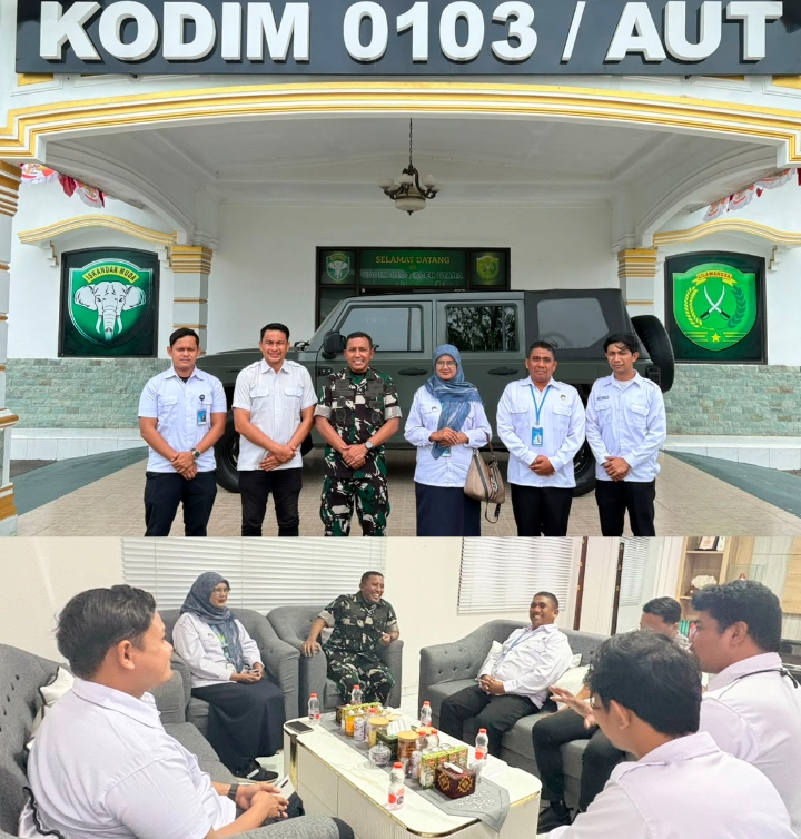 ‎DANDIM 0103/ACEH UTARA TERIMA AUDIENSI KEPALA LPP RRI LHOKSEUMAWE, SEKALIGUS SILATURAHMI BAHAS SINERGI PROMOSI POTENSI DAERAH